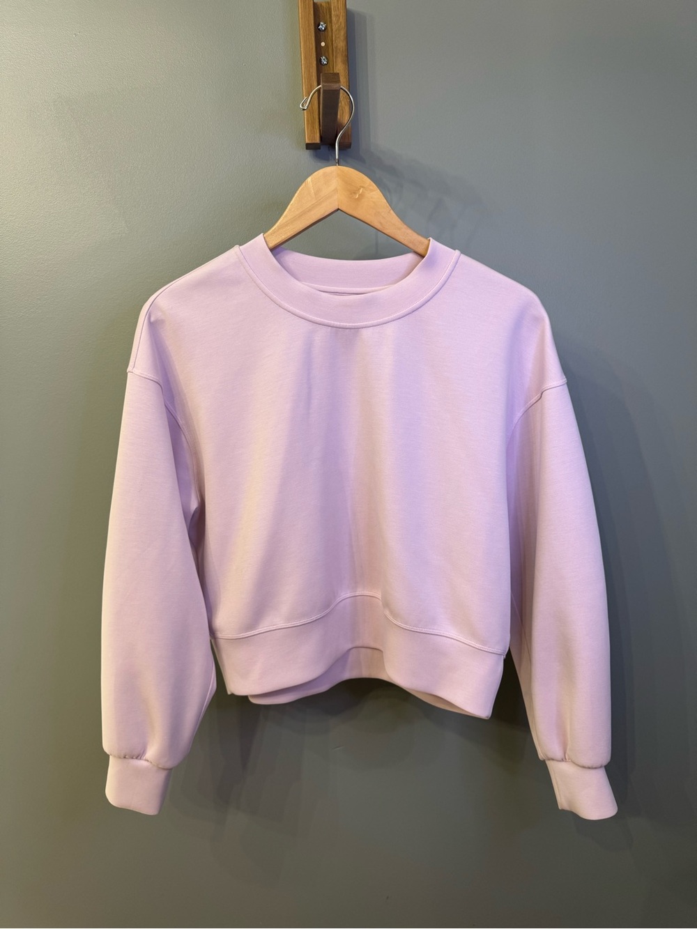lululemon athletica Lavender Cropped Crewneck Sweatshirt